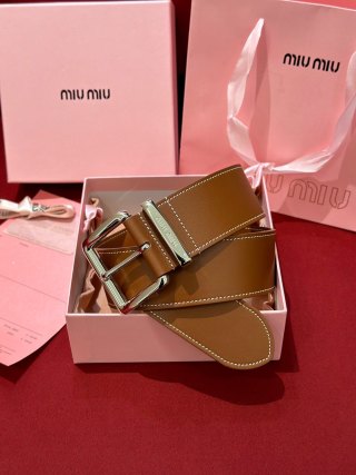 미우미우 램스킨 메탈 버클 벨트 57840