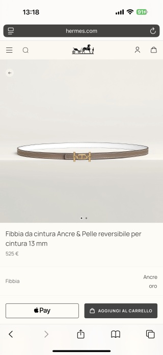 에르메스 벨트 58848 Hermes Belt