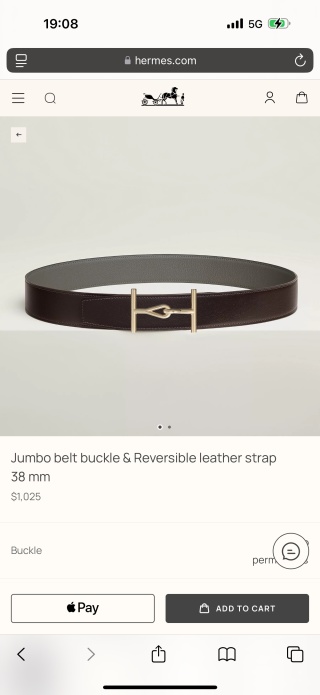 에르메스 벨트 58898 Hermes Belt