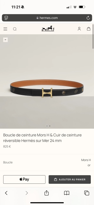 에르메스 벨트 58935 Hermes Belt