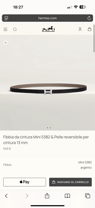 에르메스 벨트 58999 Hermes Belt