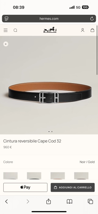 에르메스 벨트 59018 Hermes Belt