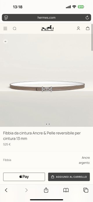 에르메스 벨트 59067 Hermes Belt