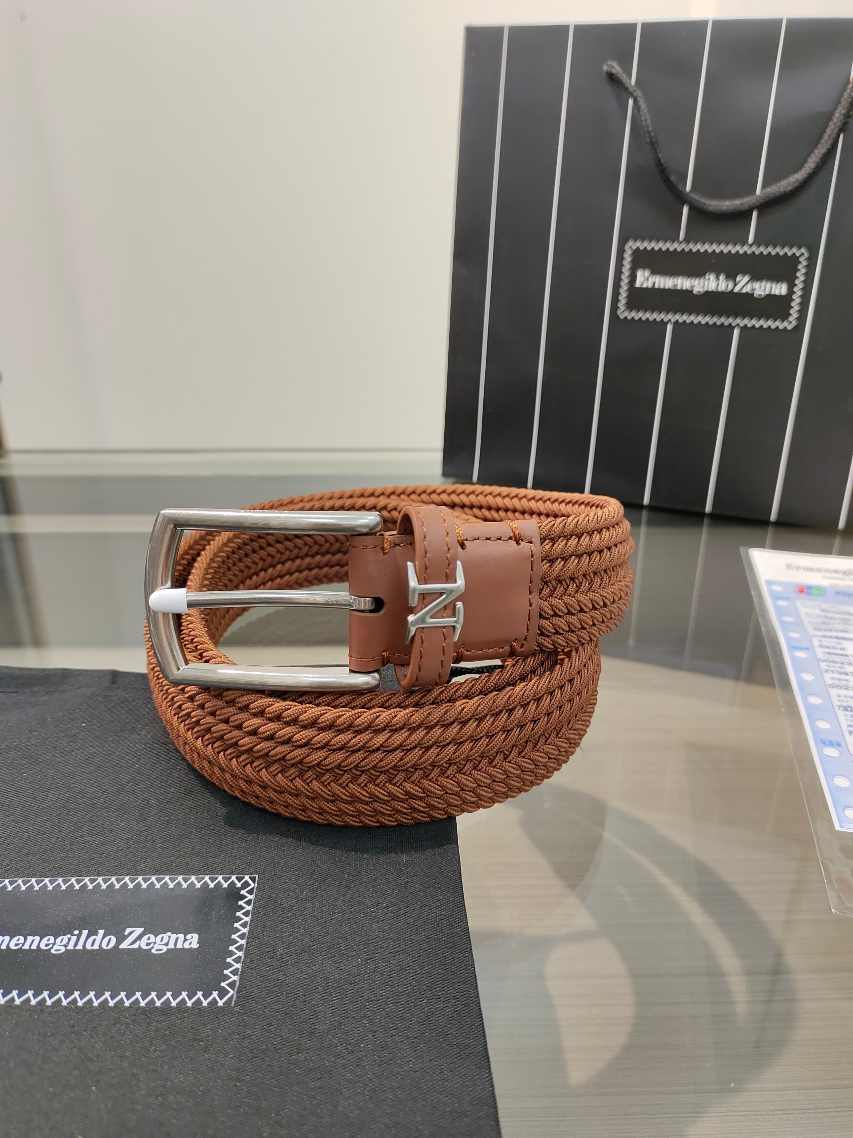 제냐 벨트 59257 Zegna Belt