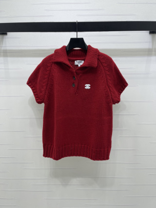 샤넬 여성 크롭 카라 반팔 티셔츠 레플리카 5954 Chanel Women T Shirt