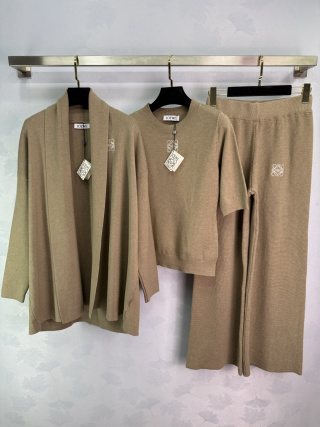 로에베 여성 로고 자수 스트라이프 반팔 티셔츠 레플리카 6027 Loewe Women T Shirt