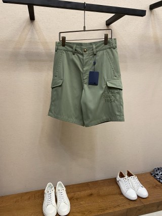 루이비통 모스 그린 코튼 카고 반바지 68909