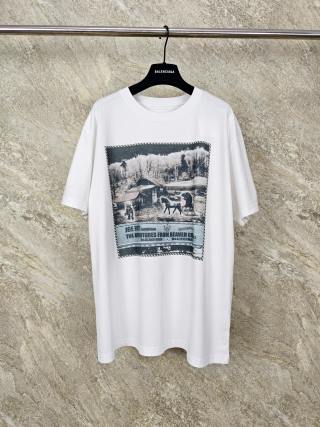 크롬하츠 프린트 코튼 반팔 티셔츠 717 Chrome Hearts T Shirt