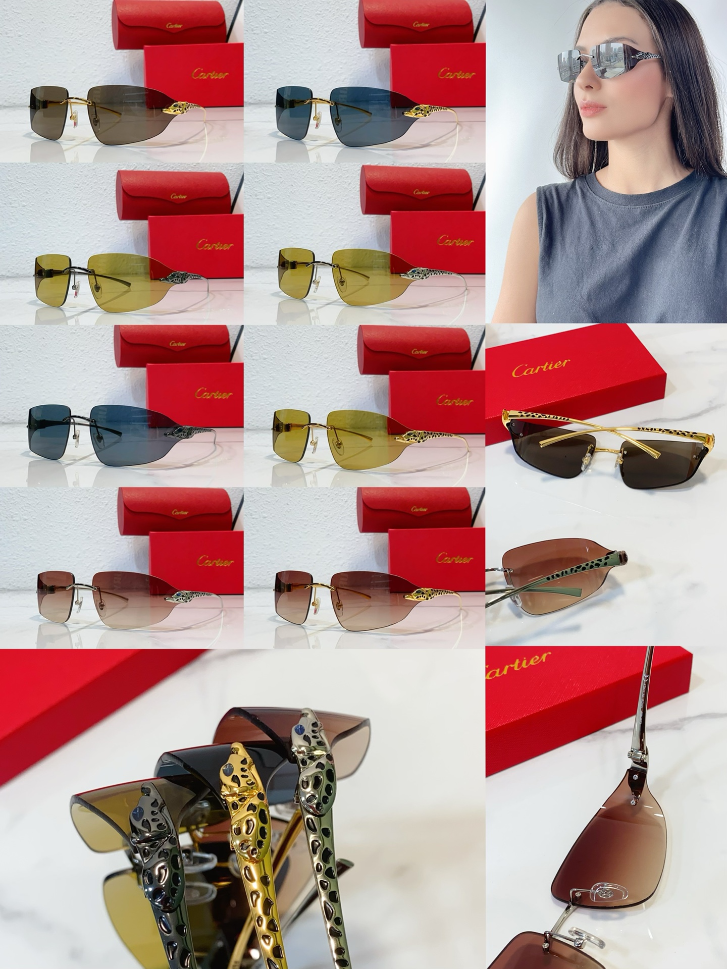 까르띠에 선글라스 72403 Cartier Sunglasses