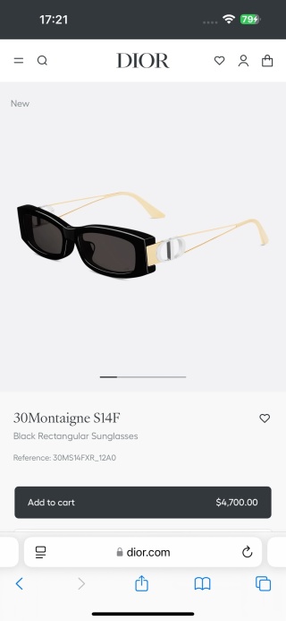 디올 선글라스 72643 Dior Sunglasses