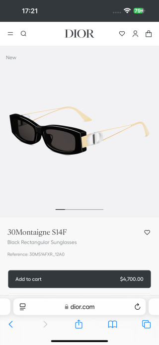 디올 선글라스 72661 Dior Sunglasses
