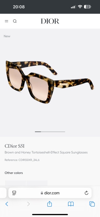 디올 선글라스 72672 Dior Sunglasses