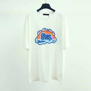 루이비통 프린트 린넨 코튼 반팔 티셔츠 731 Louis Vuitton T Shirt