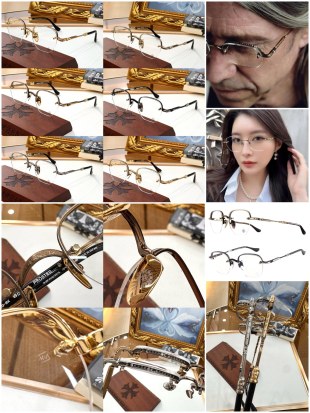 크롬하츠 세미 림리스 팔각형 메탈 선글라스 74026