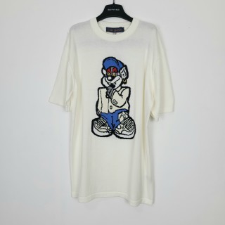루이비통 프린트 코튼 니트 774 Louis Vuitton T Shirt