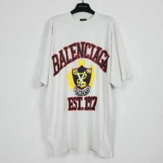 발렌시아가 프린트 코튼 반팔 티셔츠 801 Balenciaga T Shirt
