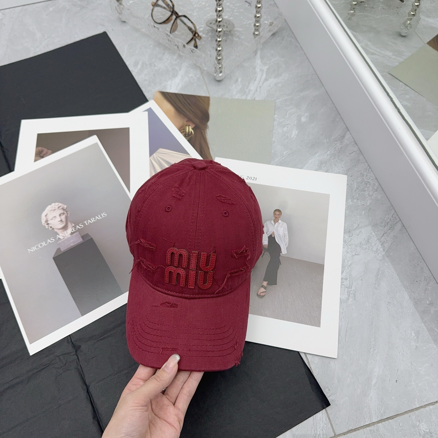미우미우 모자 80932 Miu Miu Cap