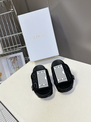 디올 벨크로 스트랩 슬리퍼 8704
