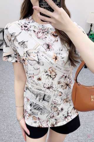 디올 여성 반팔 93221 Dior T Shirt