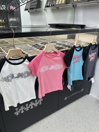 크롬하츠 여성 반팔 96625 Chrome Hearts T Shirt