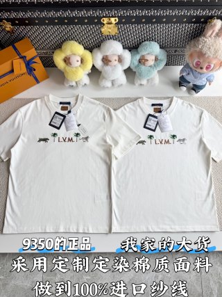 루이비통 동물 자수 여성 반팔 티셔츠 96967