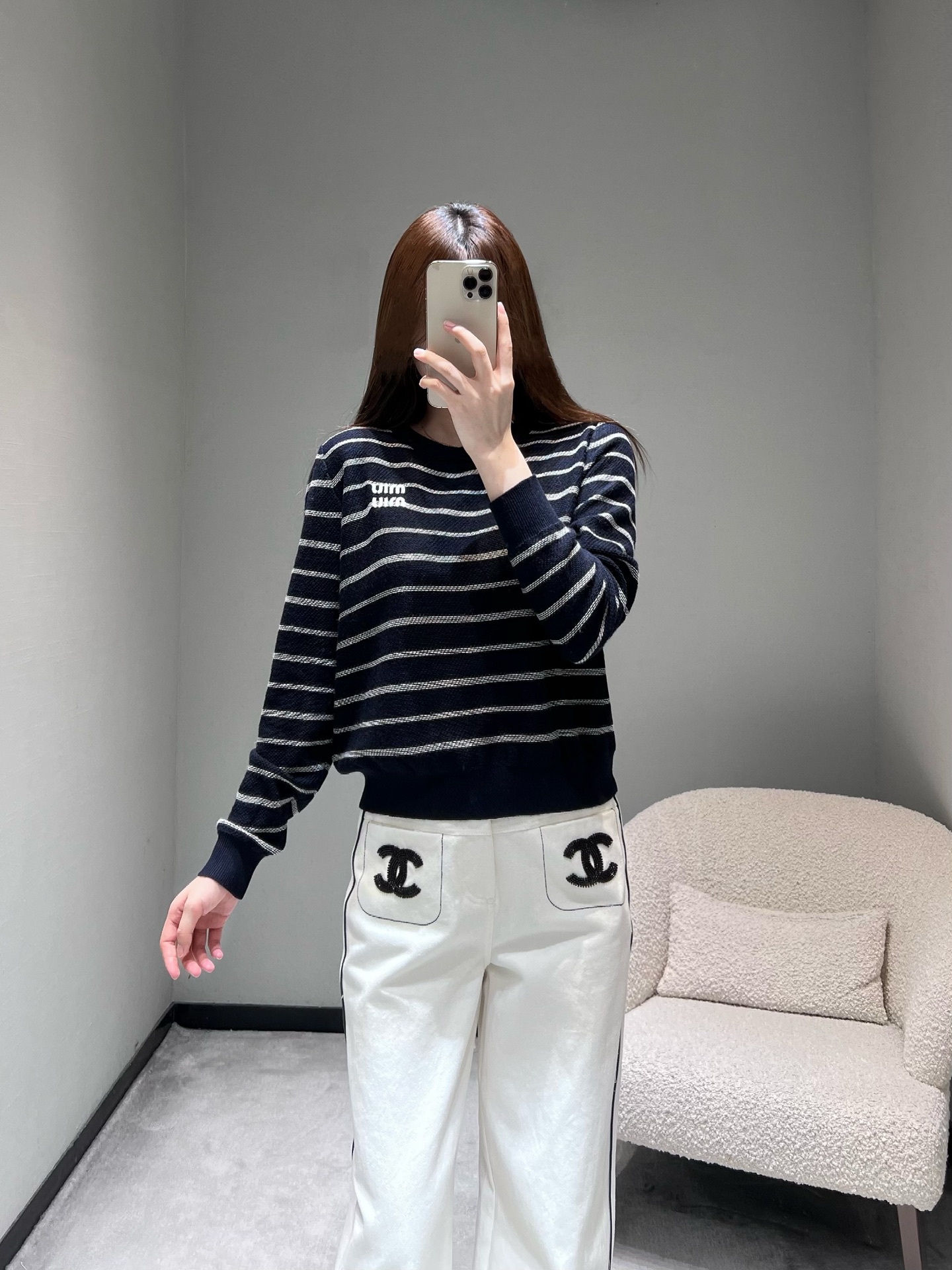 미우미우 26SS 여성 니트 97285 Miu Miu Knit