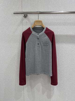 미우미우 26SS 여성 긴팔 97305 Miu Miu Long Sleeve