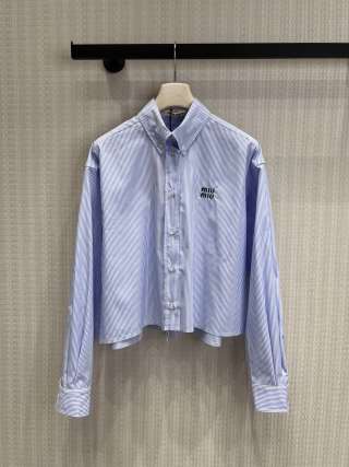 미우미우 26SS 여성 셔츠 97334 Miu Miu Shirt
