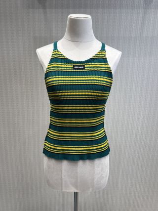 미우미우 26SS 여성 반팔 97348 Miu Miu T Shirt