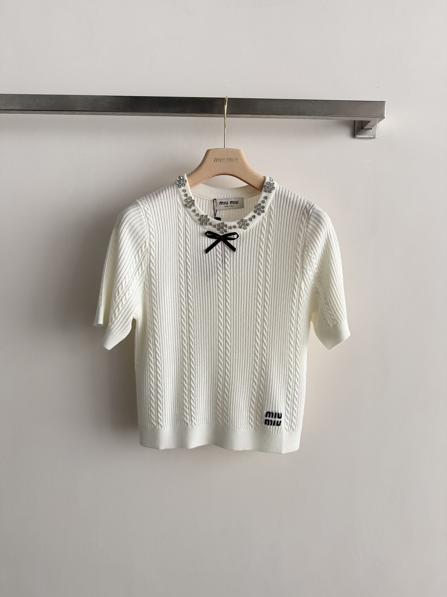 미우미우 여성 반팔 97365 Miu Miu T Shirt