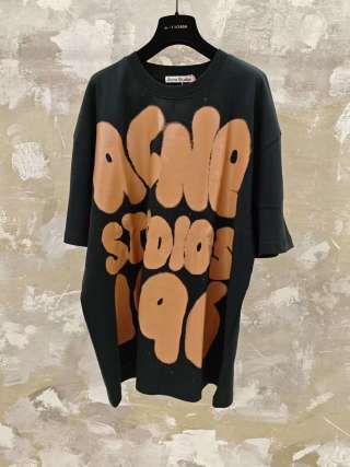 아크네 스튜디오 프린트 코튼 반팔 티셔츠 982 Acne Studios T Shirt