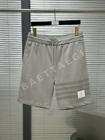 톰브라운 4바 스트라이프 남성 테리 크로스 반바지 126276