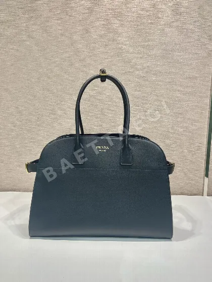 프라다 그레인 가죽 와이드 토트백 1BG508