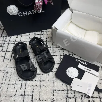 샤넬 더블 C 벨크로 비치 슈즈 94917