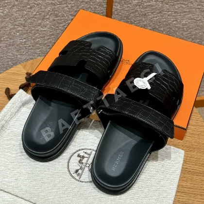 에르메스 시프레 샌들 블랙 악어가죽 165635