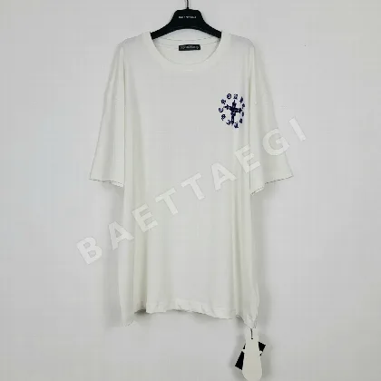 크롬하츠 남성 플로키 프린트 반팔 티셔츠 158780