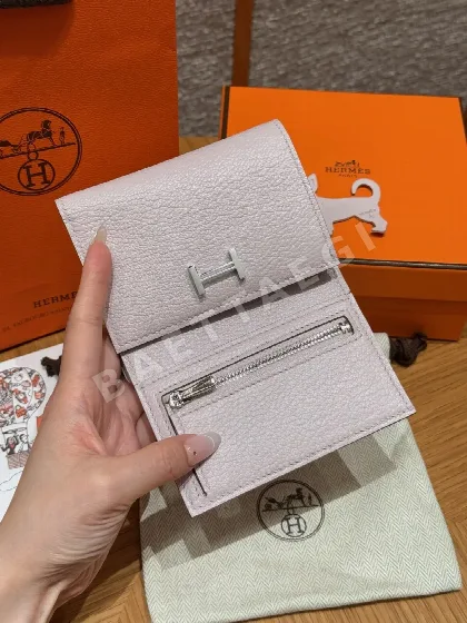 에르메스 베어 삼단 지갑 22837