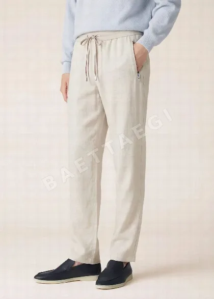 로로피아나 린넨 소재 남성 바지 88376