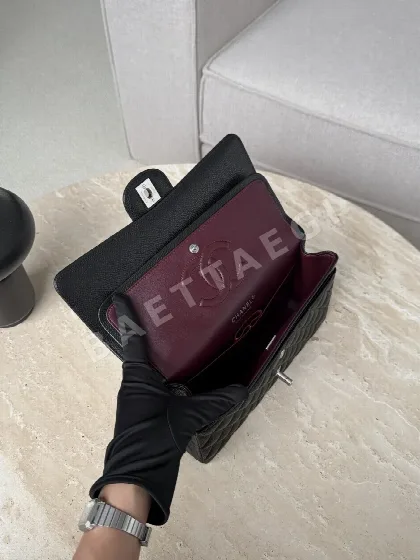 샤넬 블랙 은장 가방 33027