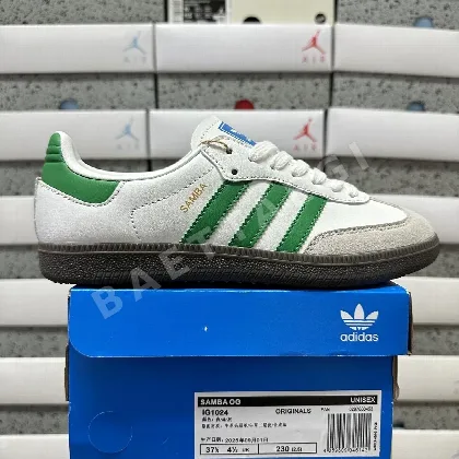아디다스 [WZ] 삼바 OG IG1024 200693 Adidas Samba OG Footwear White Green