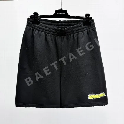 발렌시아가 코튼 오버핏 포켓 반바지 41325