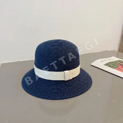 에르메스 밀짚 버킷 햇 모자 84633
