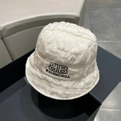 발렌시아가 웨이브 패턴 피셔맨 햇 모자 81571