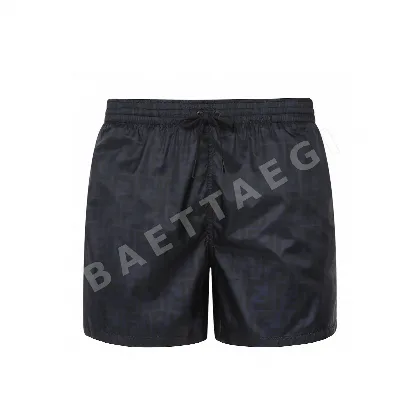 펜디 블루 더블 F 로고 남성 반바지 101043