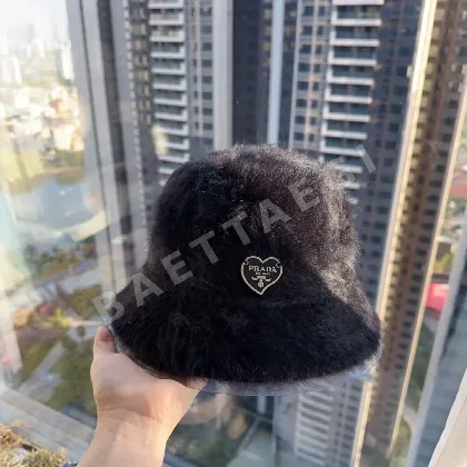 프라다 래빗 퍼 버킷 햇 84814