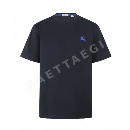 버버리 블루호스 자수 남성 반팔 티셔츠 100336