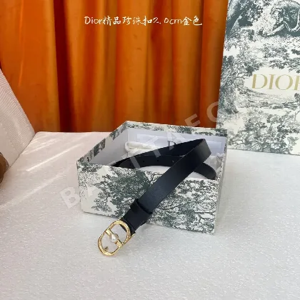 디올 진주 버클 가죽 벨트 59812