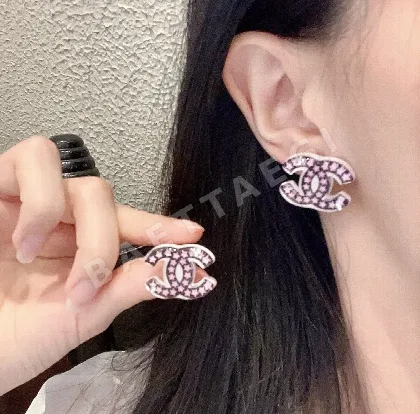 샤넬 스타 레진 귀걸이 68957
