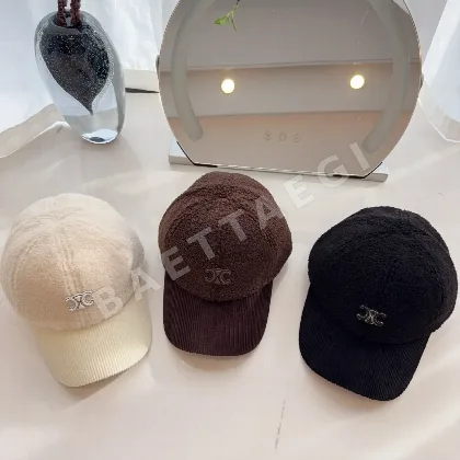 셀린느 시어스킨 램울 베이스볼 모자 84542
