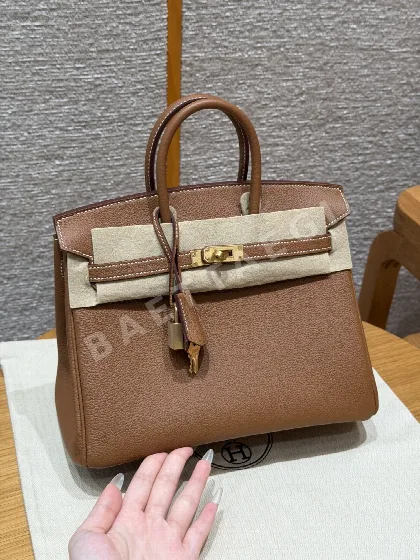에르메스 버킨 25 가죽 가방 144502